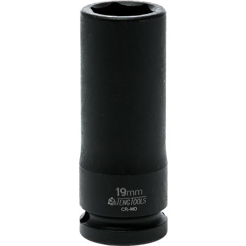 Teng 1/2in Dr. Deep Impact Socket 19mm DIN