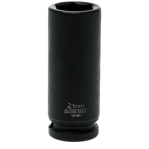Teng 1/2in Dr. Deep Impact Socket 21mm DIN