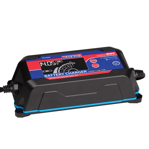 MATSON AE1000E 12V 10A SMART BATTERY CHARGER- Lithium Compatible