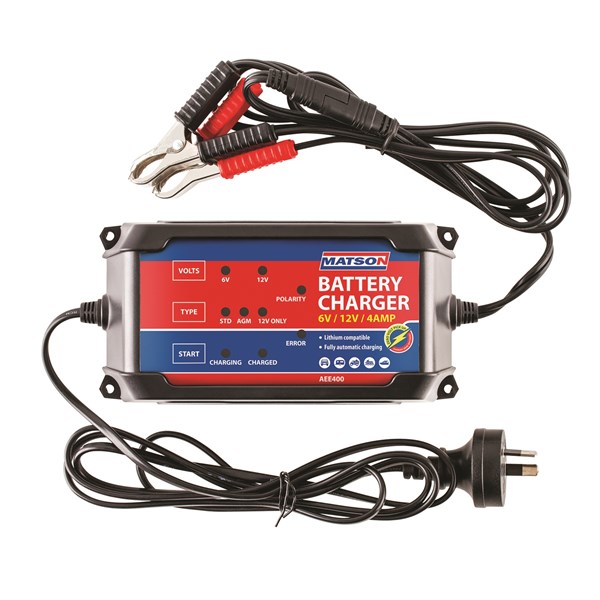 MATSON AEE400 - 6/12V BATTERY CHARGER 4AMP