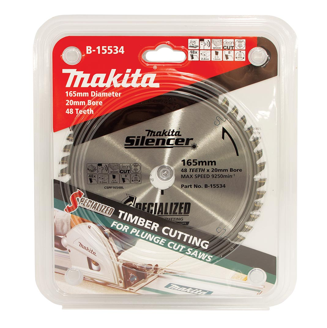 MAKITA B-15534 165mm 48T TCT Wood Circular Saw Blade