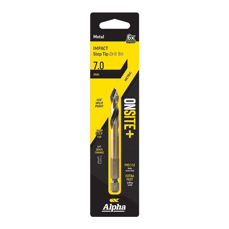 Alpha ONSITE Plus Impact Step Tip Drill Bit 7.0mm