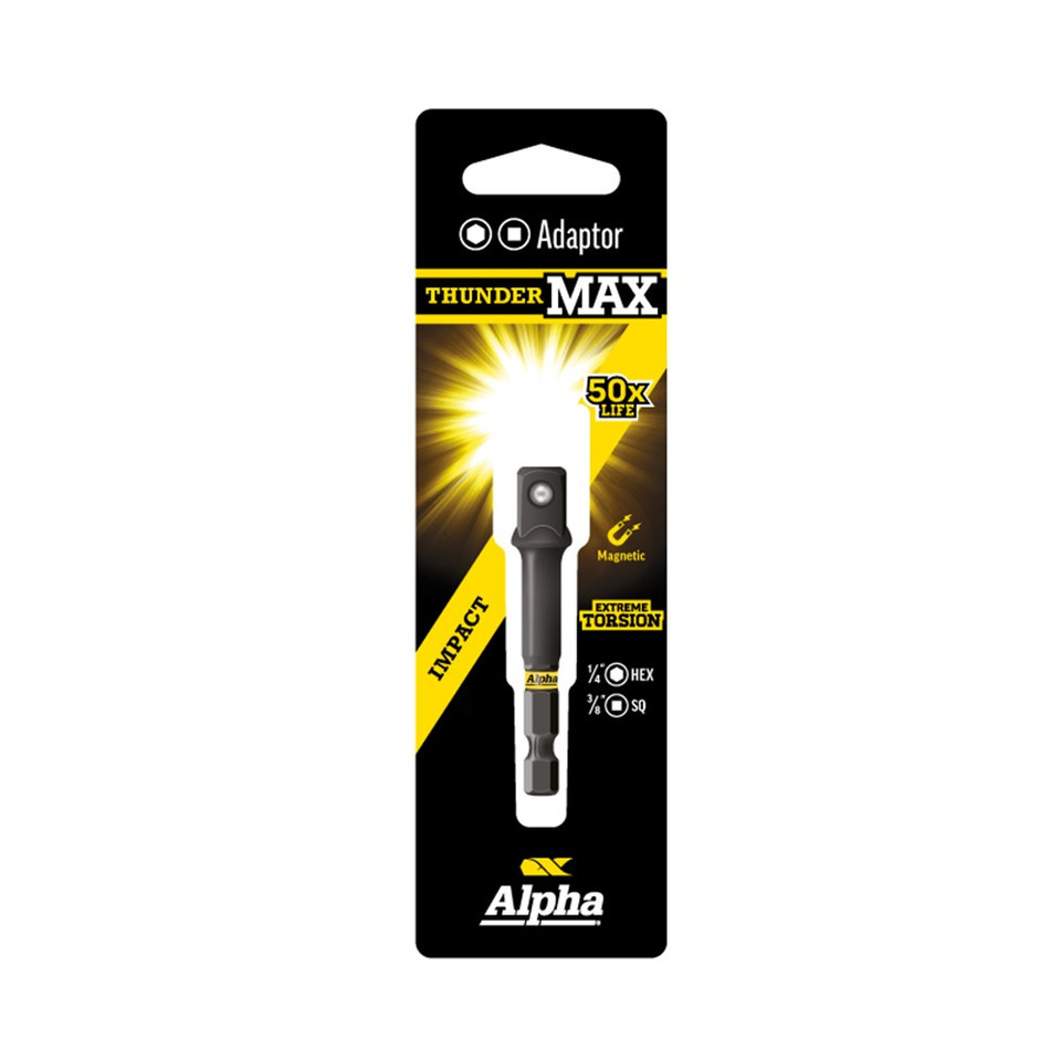 ThunderMax Impact Adaptor SQ3/8" x 65mm - Carded