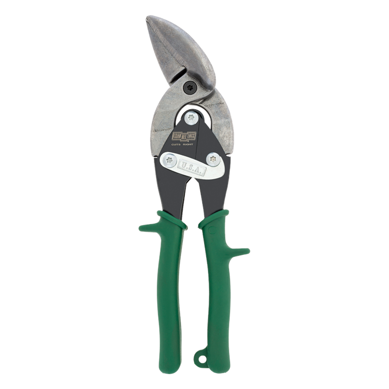 CHANNELLOCK Green Offset Aviation Snip - Right Cut