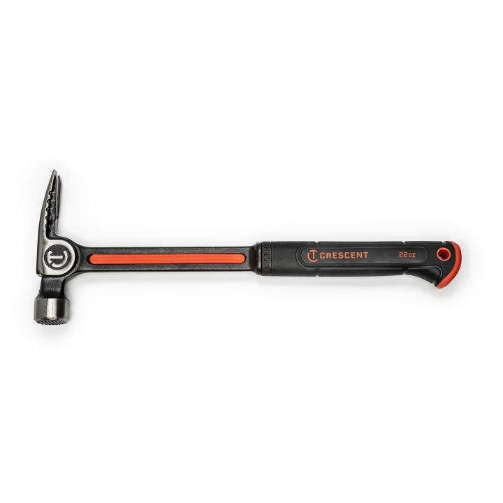 CRESCENT 22 oz Steel Milled-Face Framing Hammer