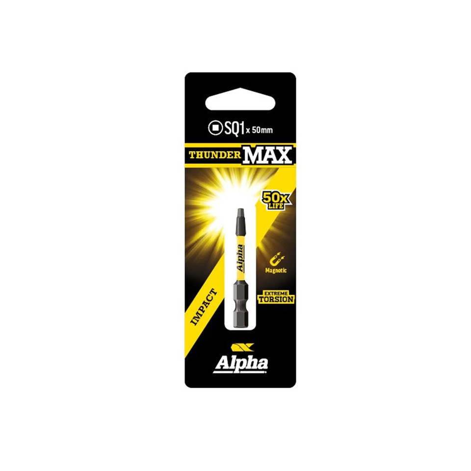 ThunderMax Impact Power Bit SQ1 x 50mm - Carded