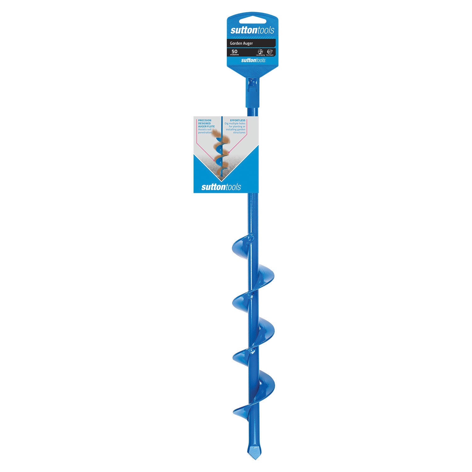 SUTTON Garden Auger 50mm x 450mm