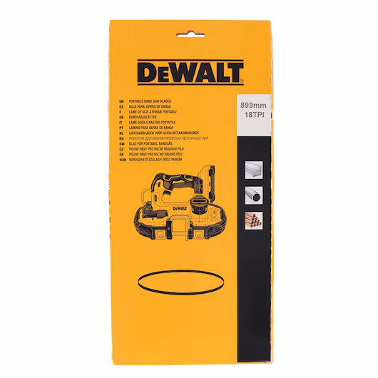 DEWALT DT8477-QZ 899mm 18TPI Portable Bandsaw Blade 3PK