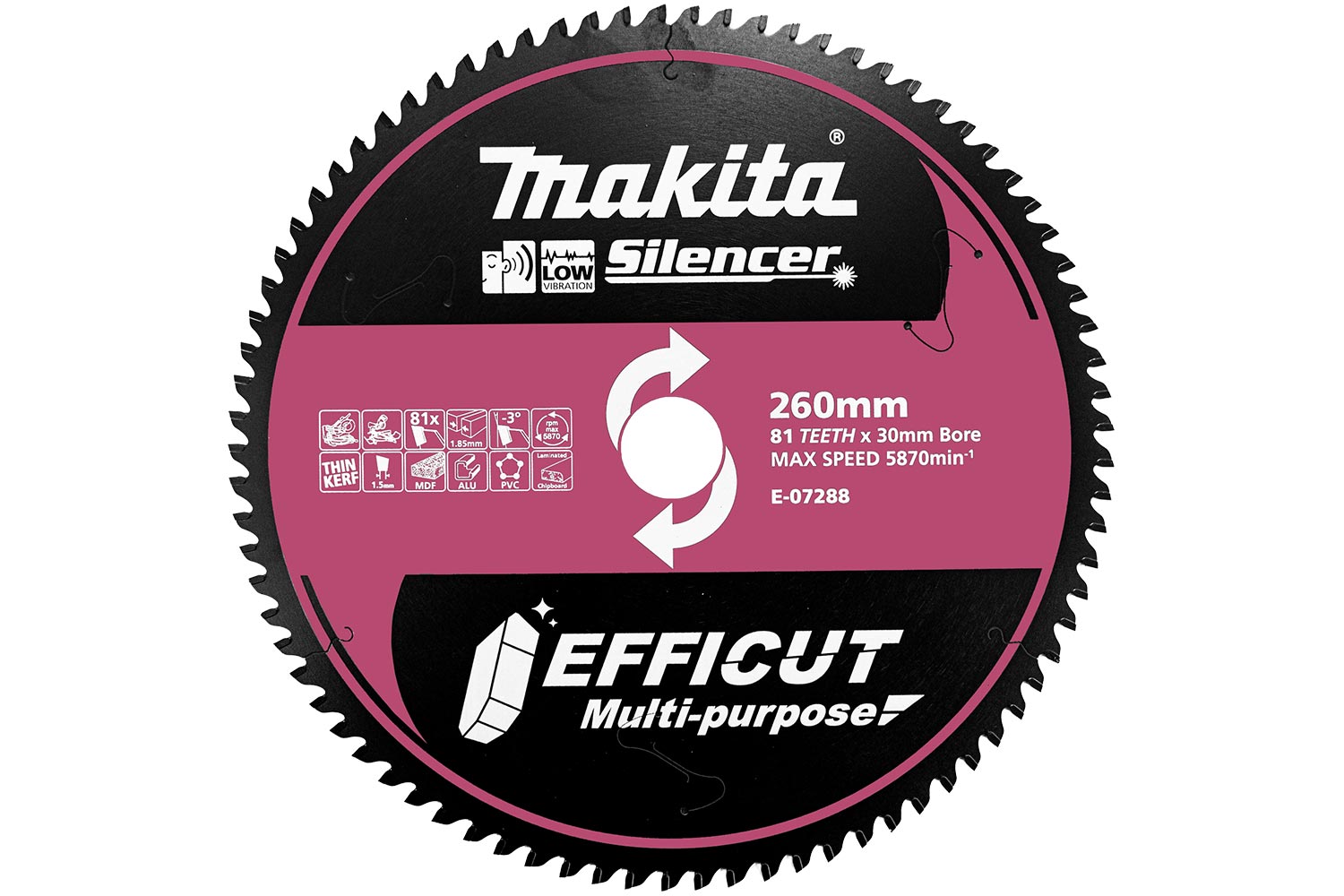 MAKITA EFFICUT 260mm Multi-Purpose Blade