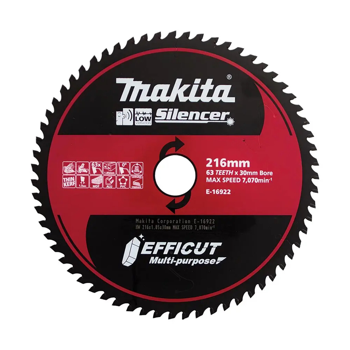 MAKITA EFFICUT 216mm Multi-Purpose Blade (E-16922)