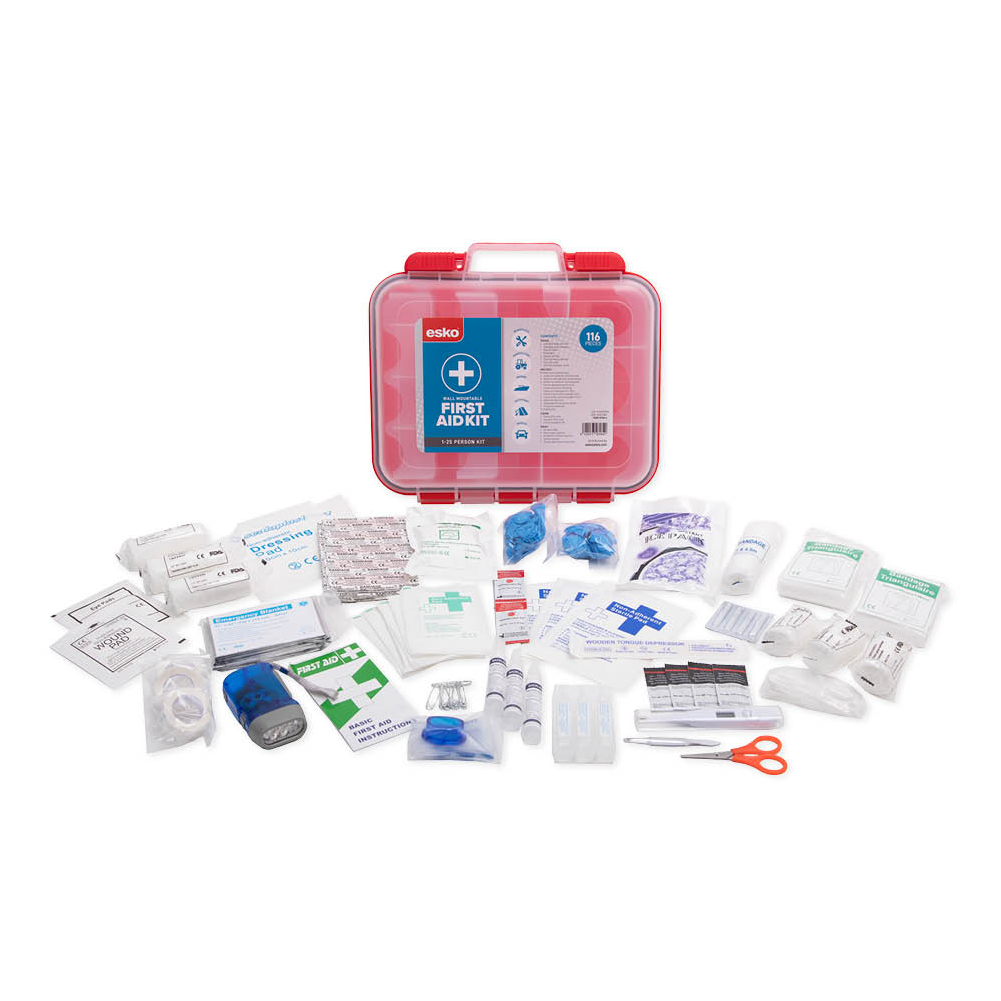 Esko First Aid Kit, 1-25 Person, 116pc thumbnail 2