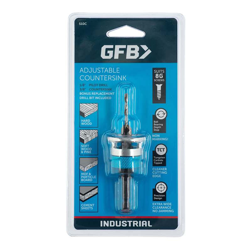 GFB Adjustable Countersink Bit for 8g Screws