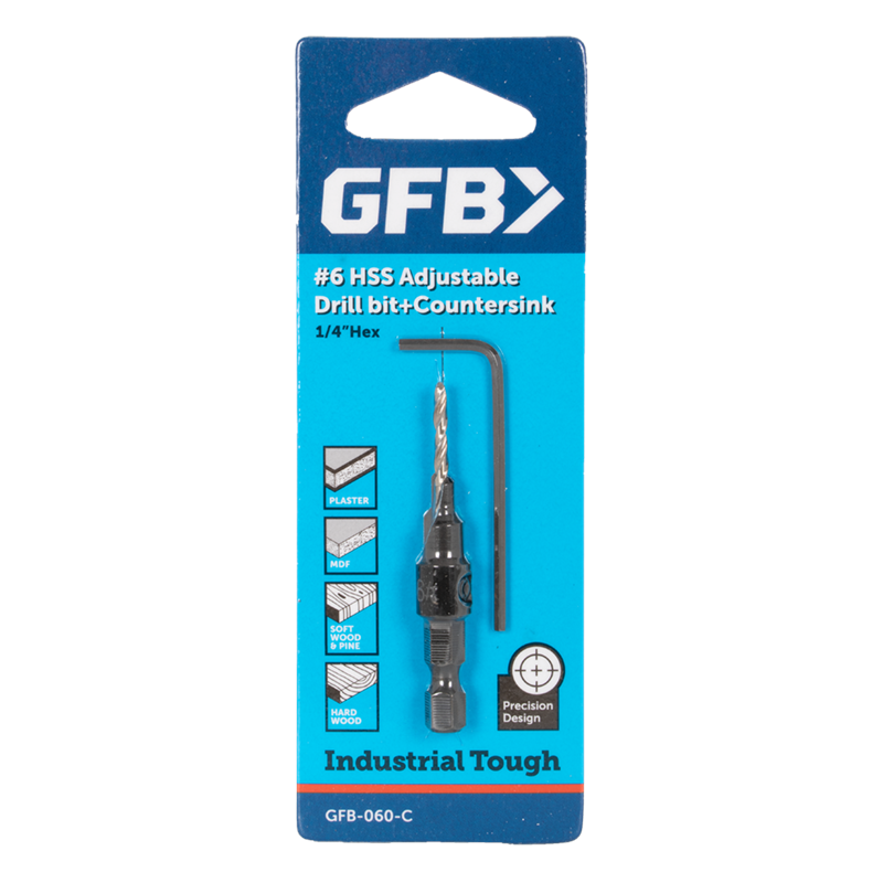 GFB Countersink & Drill Bit No.6