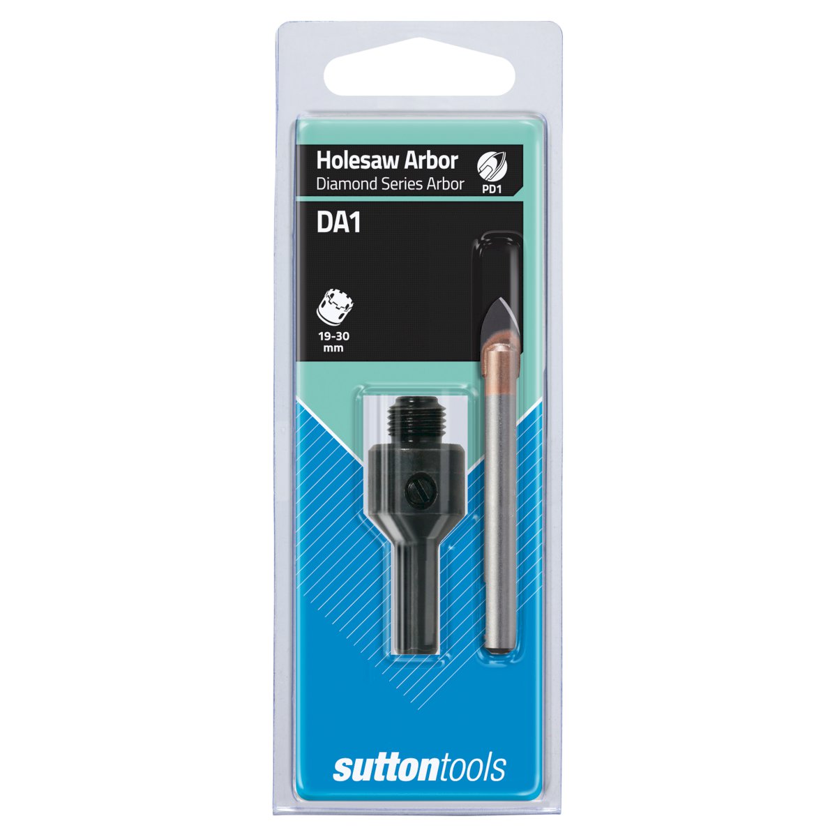 SUTTON HOLESAW ARBOR SUIT 19-30MM DIAMOND HOLESAWS