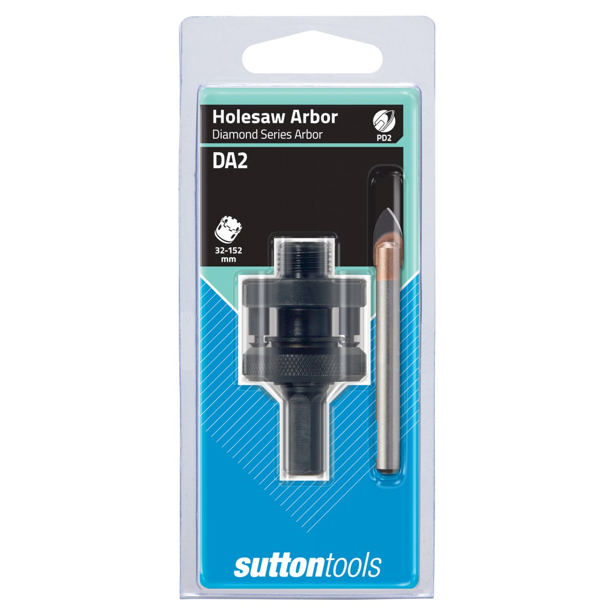 SUTTON HOLESAW ARBOR SUIT 32-152MM DIAMOND HOLESAWS