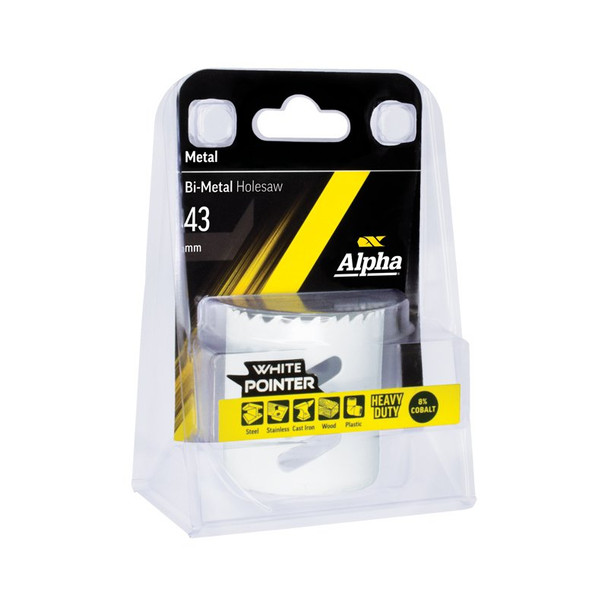 Alpha Holesaw - Bi Metal 43mm