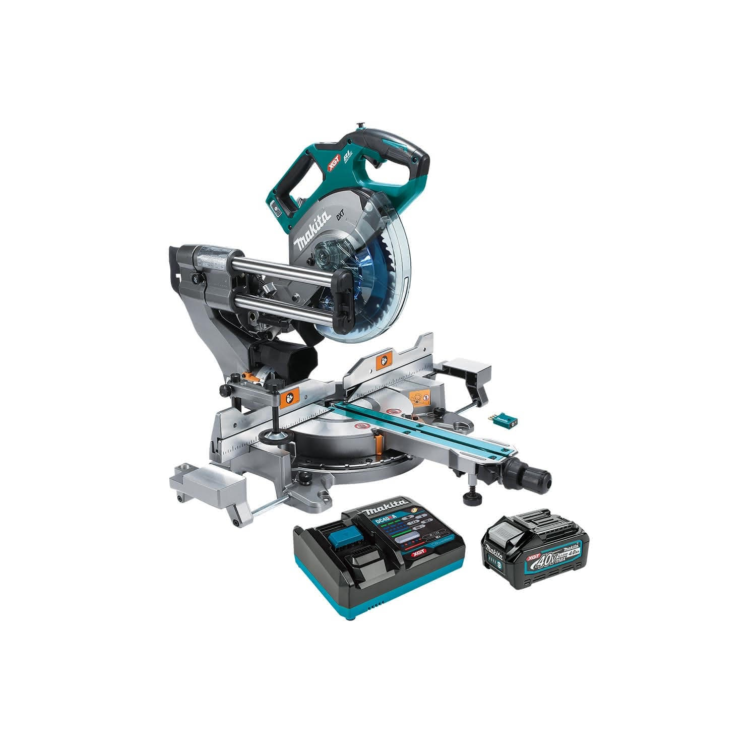 MAKITA LS002GM101 40Vmax XGT Brushless 216mm Slide Compound Mitre Saw Kit