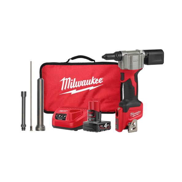 MILWAUKEE M12BPRT-401B M12™ RIVET TOOL KIT