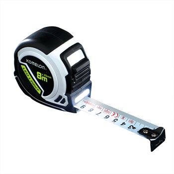 KOMELON 8X25MM LED LIGHT RECHARGEABLE POCKET TAPE (PLD85) - DUAL SIDED