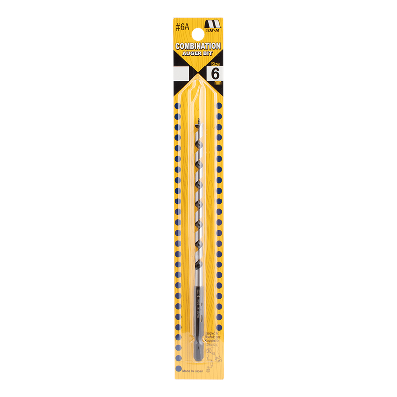 STAR-M Combination Auger Bit (6mm x 160mm)