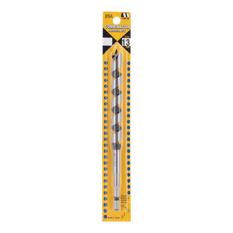 STAR-M Combination Auger Bit (13mm x 190mm)