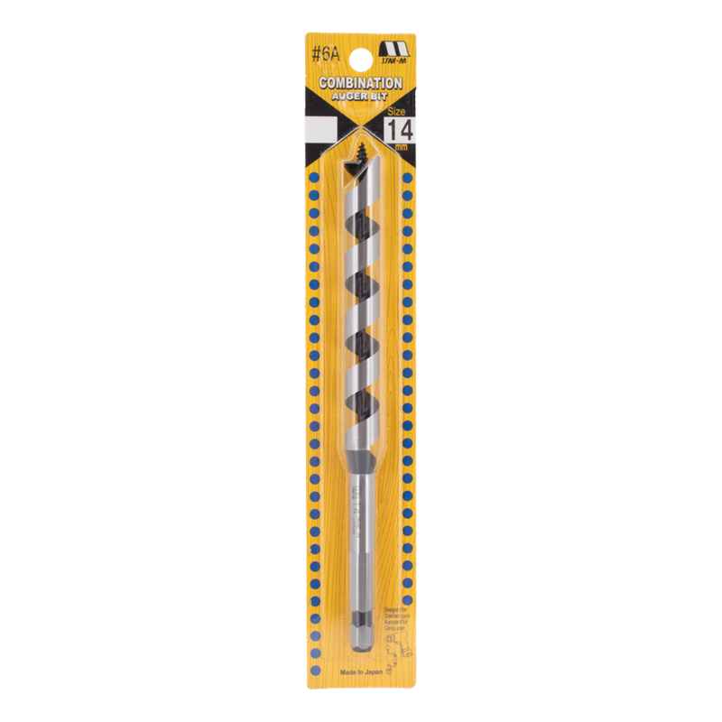 STAR-M Combination Auger Bit (14mm x 200mm)