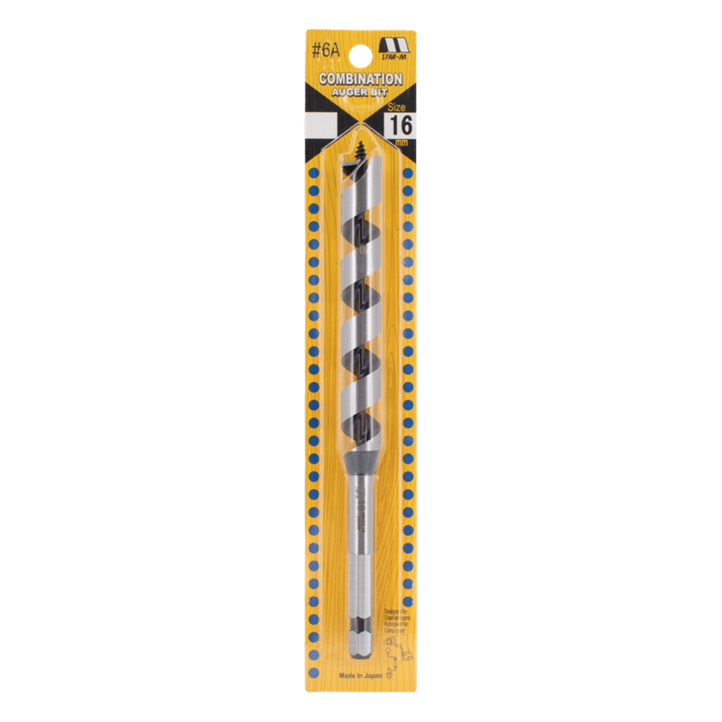 STAR-M Combination Auger Bit (16mm x 200mm)