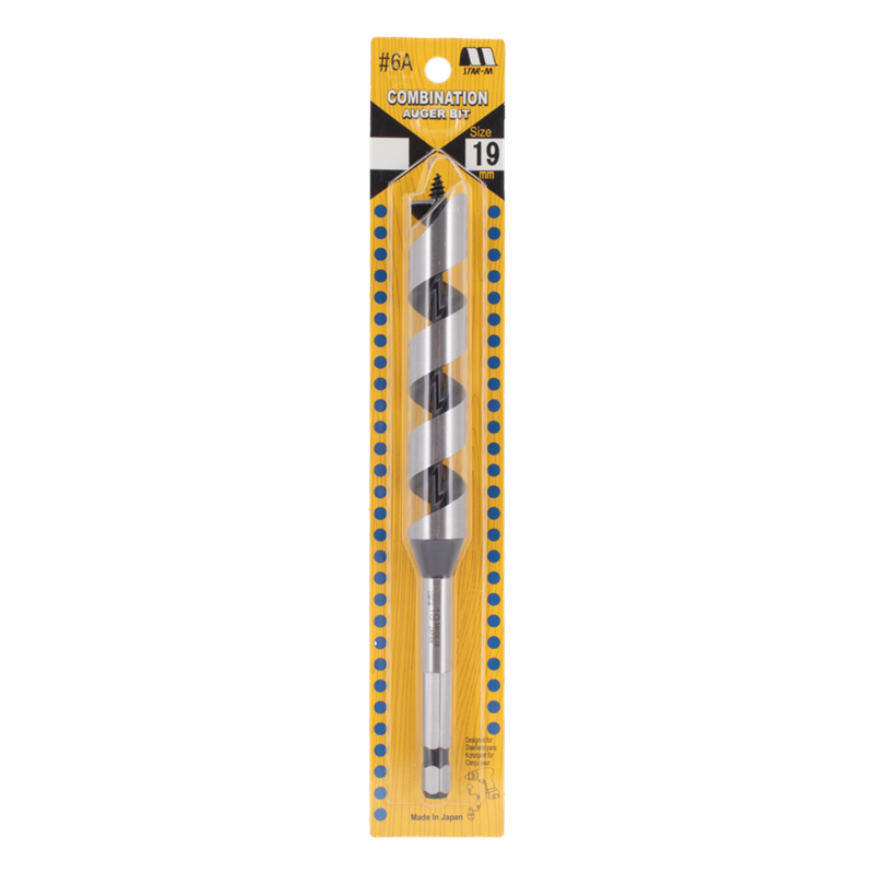 STAR-M Combination Auger Bit (19mm x 200mm)