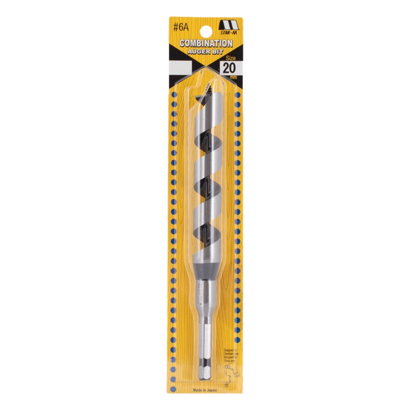 STAR-M Combination Auger Bit (20mm x 210mm)
