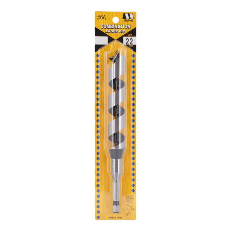 STAR-M Combination Auger Bit (22mm x 210mm)