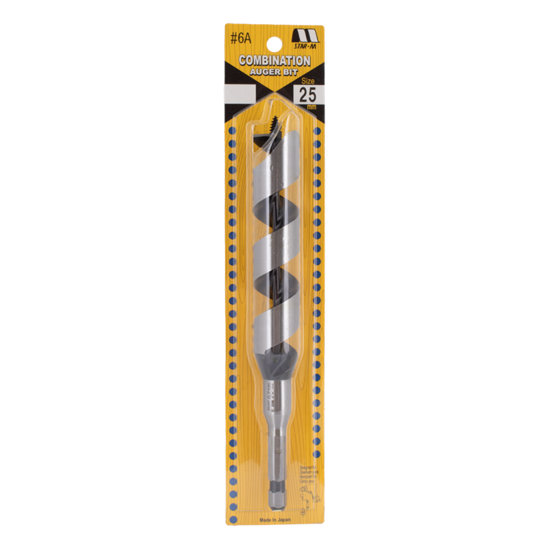 STAR-M Combination Auger Bit (25mm x 210mm)