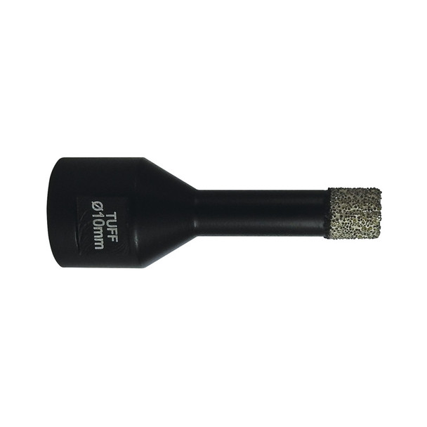 TUFF Diamond Core Bit 10mm x 14mm Shank - Wax filled