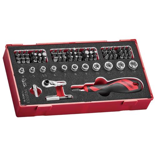 Teng TEAMDQ78 78Pc Bits Driver Set - TEA-Tray
