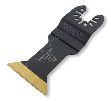 TUSK MULTI-TOOL BI-METAL TITANIUM MULTI BLADE - TIMBER WITH NAILS