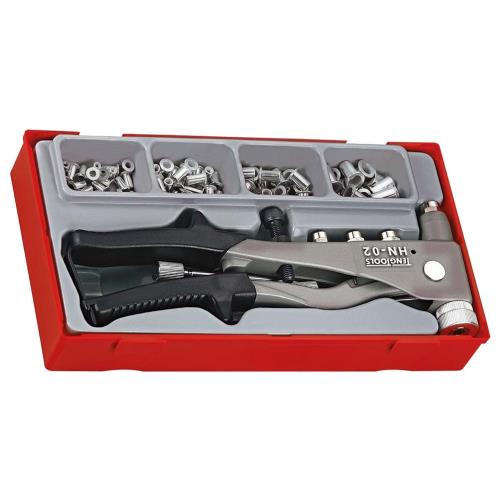 Teng TTNR81 81pc H/Duty Nut Rivet Set w/ Nutserts - TC-Tray