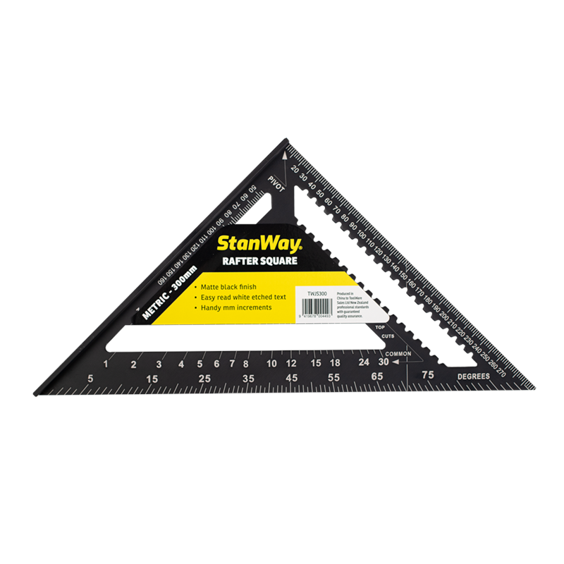 STANWAY 300mm Aluminium Rafter Square