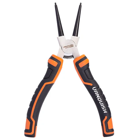 Vanquish- 7-Inch Straight Tip Internal Circlip Pliers