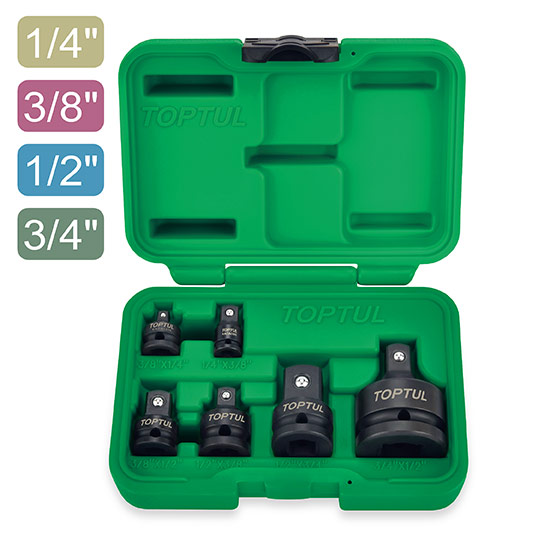 TOPTUL 6PCS Impact Adapter Set