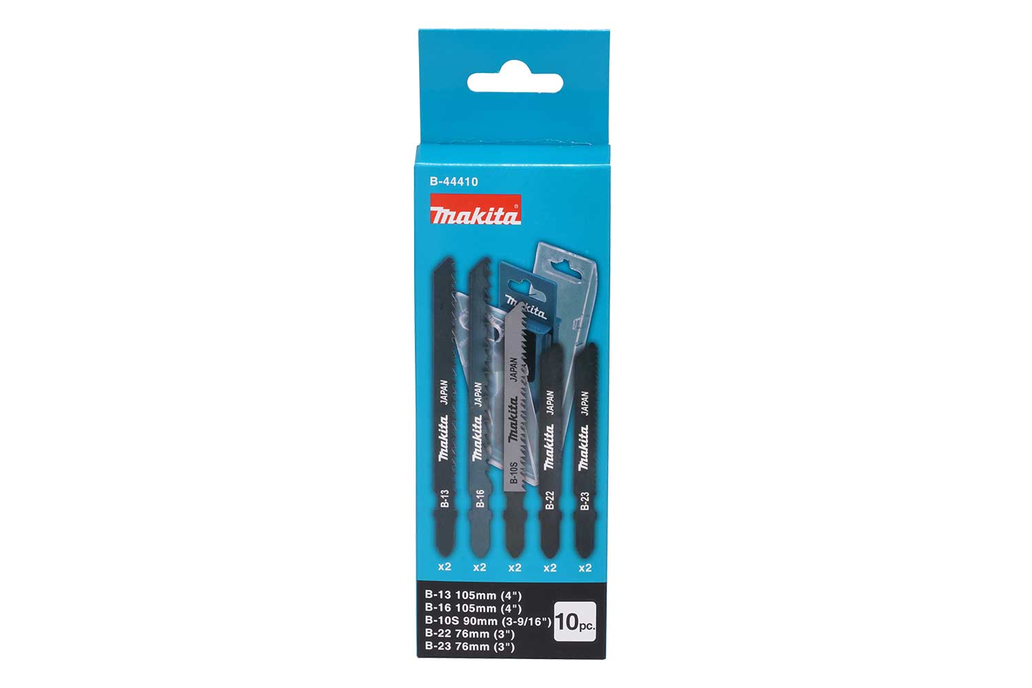 MAKITA 10pc Jigsaw Blade Assortment (B-44410)