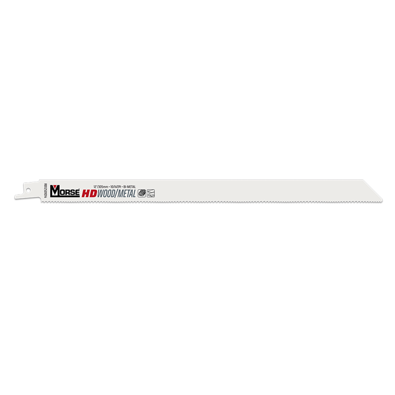 MORSE HD Wood/Metal Reciprocating Saw Blade (10/14tpi x 305mm) - 50 Pack