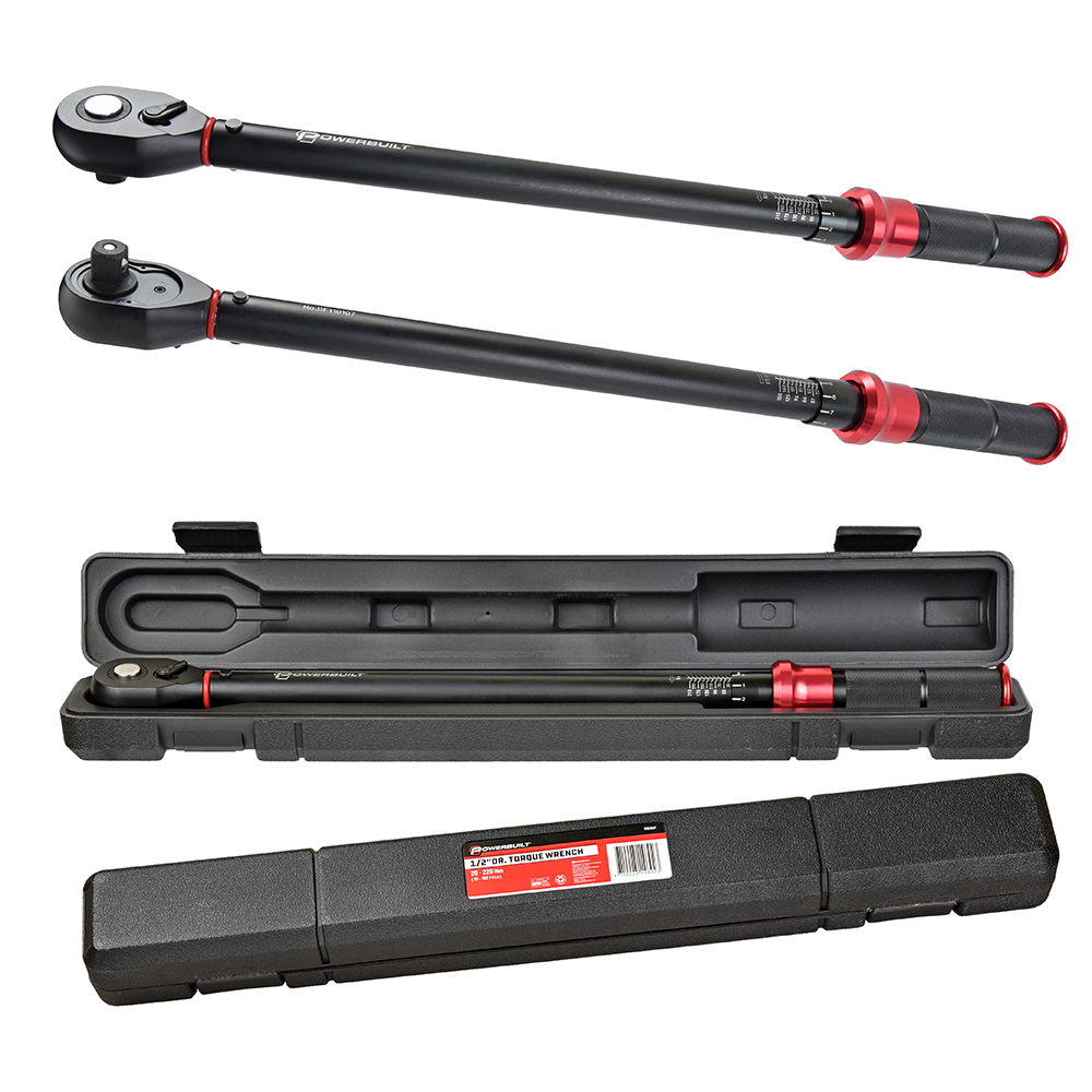 POWERBUILT Torque Wrench 1/2Dr 20-220Nm