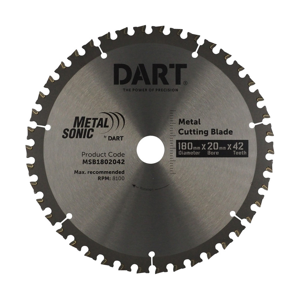 DART MetalSonic Blade 180mm 42T 20mm Bore
