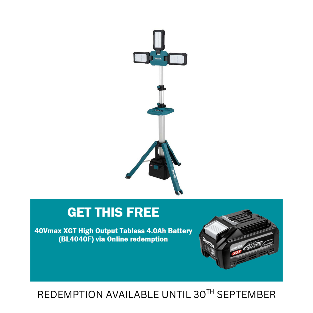MAKITA ML014G 40Vmax XGT / 18V LXT 15,000lm Tower Light