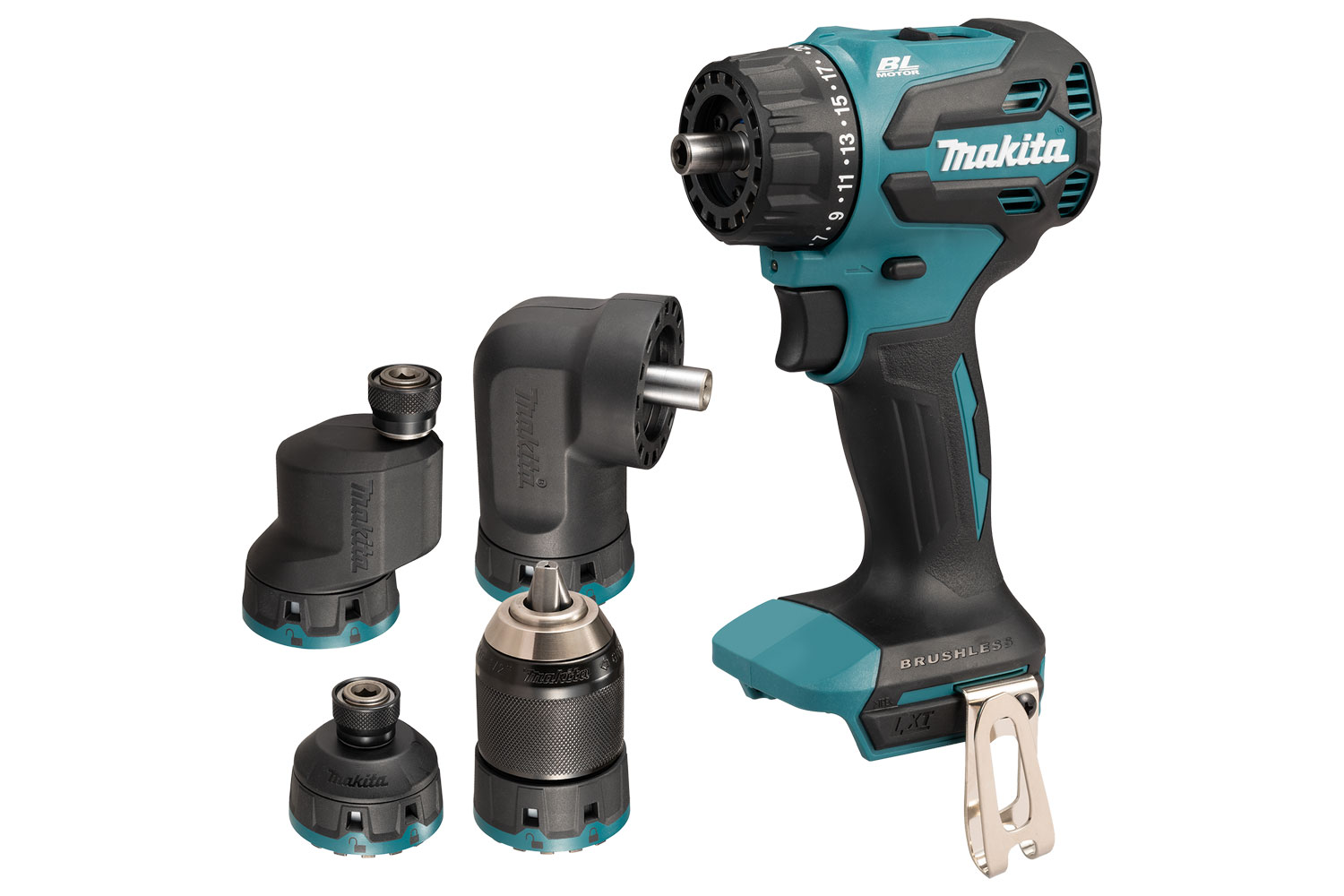 MAKITA DDF491Z01 18V LXT Brushless MultiHead Drill Driver skin
