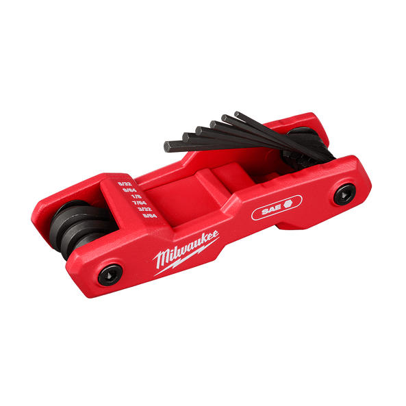 MILWAUKEE 9PC SAE Folding Hex Key Set thumbnail 2
