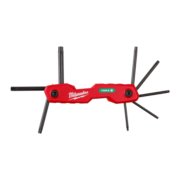 MILWAUKEE 8PC Torx Folding Hex Key Set thumbnail 2