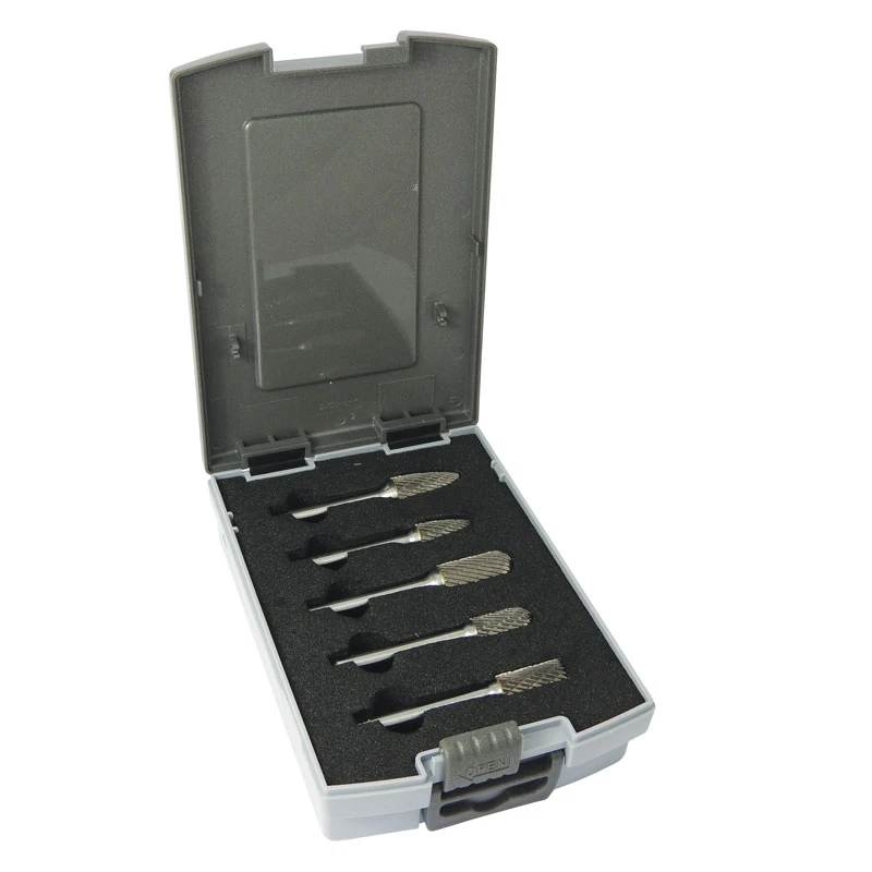 TUFF Carbide Burr Set 5 Piece - 1/4 shank