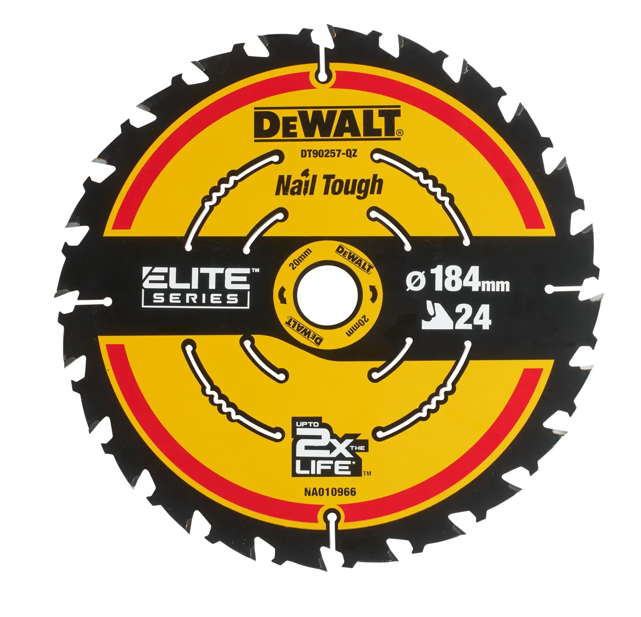 DEWALT ELITE Circular Saw Blade 184 mm X 16/20mm 24T