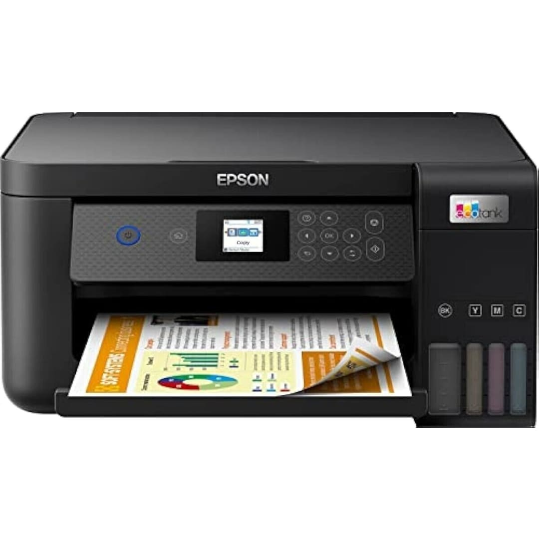 Epson EcoTank L4260 All-in-One Wi-Fi Duplex Ink Tank Printer with ADF, Black | INK TANK - Server Zone | Official UAE Supplier | View 1