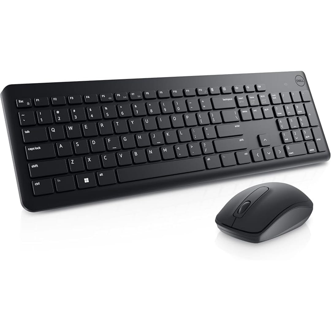 Dell KM3322W Wireless Keyboard and Mouse Combo - Black | KEYBOARD MOUSE COMBO WIRELESS - Server Zone | Official UAE Supplier | View 1